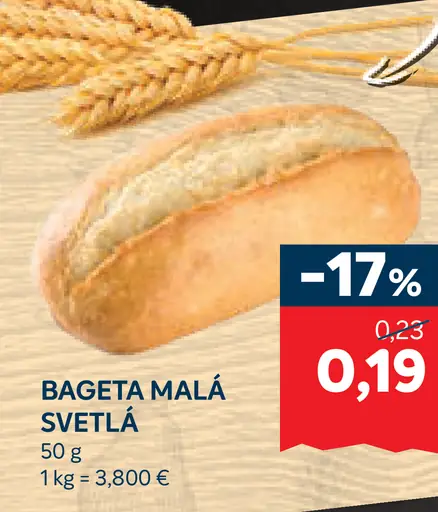 Bageta malá svetlá