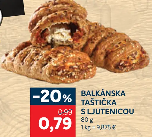 Balkánska taštička s ljutenicou