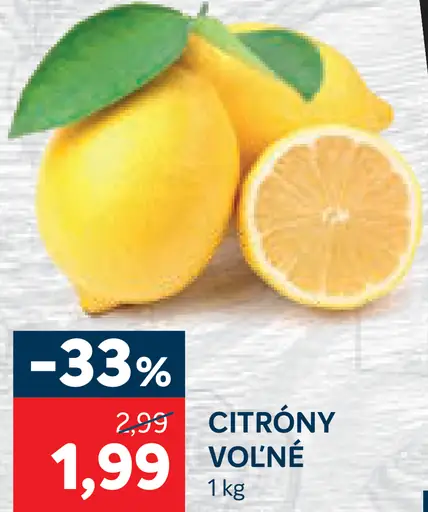 Citróny voľné
