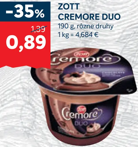 Zott Cremore Duo
