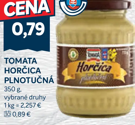 Tomata plnotučná horčica, vybrané druhy