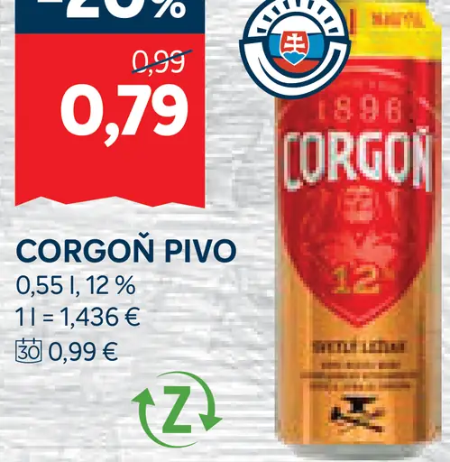 Corgoň Pivo
