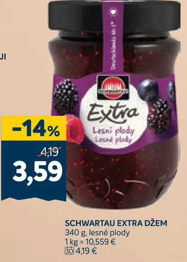 Schwartau Extra džem lesné plody