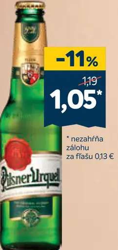 Pilsner Urquell pivo