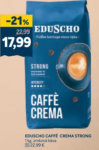 Eduscho Caffè Crema zrnková káva