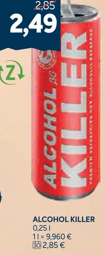 Alcohol killer