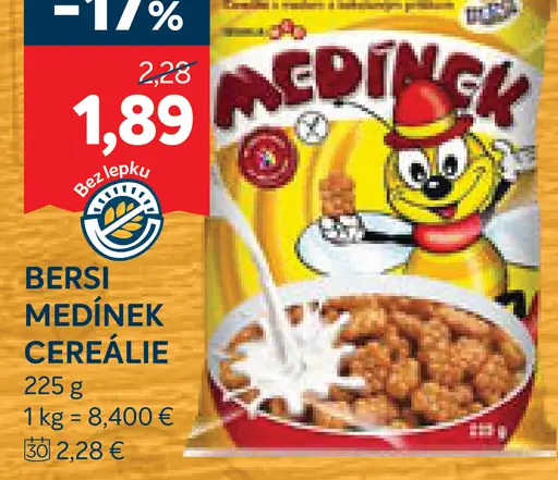 Bersi cereálie Medínek