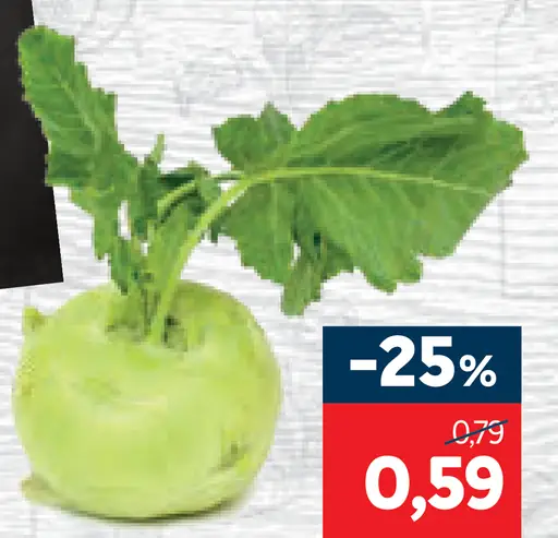 Kaleráb s vňaťou