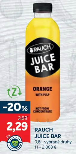 Rauch Juice Bar Orange džús