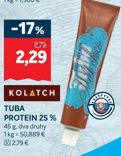 Kolatch tuba protein 25 %