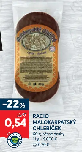 Racio malokarpatský chlebíček