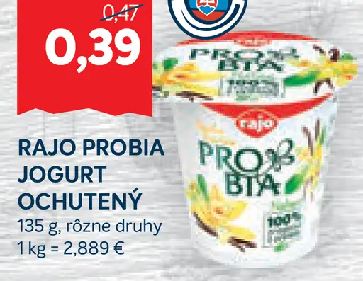 Rajo Probia Jogurt ochutený