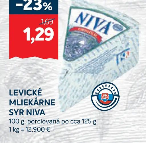 LEVICKÉ MLIEKÁRNE Syr Niva