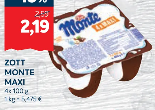Zott Monte Maxi