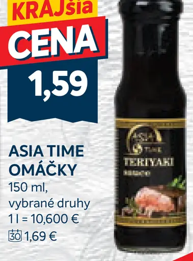 Asia Time omáčky