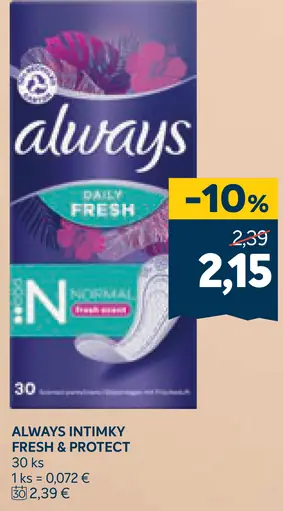 Always Intimky Fresh&Protect