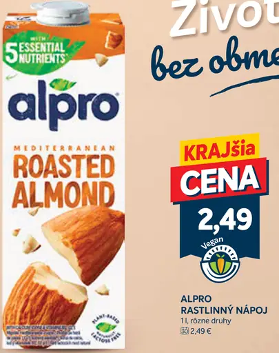Alpro rastlinný nápoj