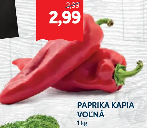 Paprika kápia voľná