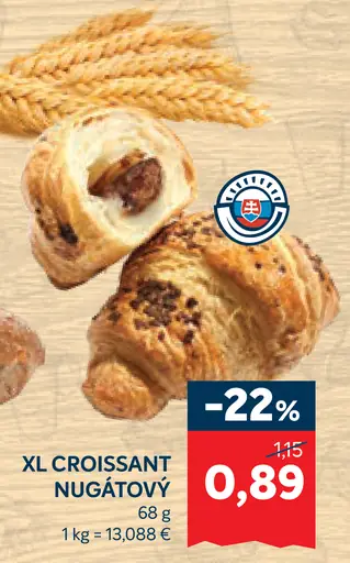 XL Croissant Nugátový