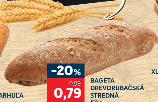 Bageta drevorubačská stredná