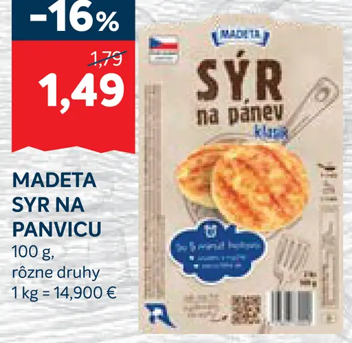 Madeta Syr na panvicu