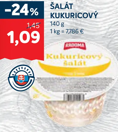 Kukuričový šalát