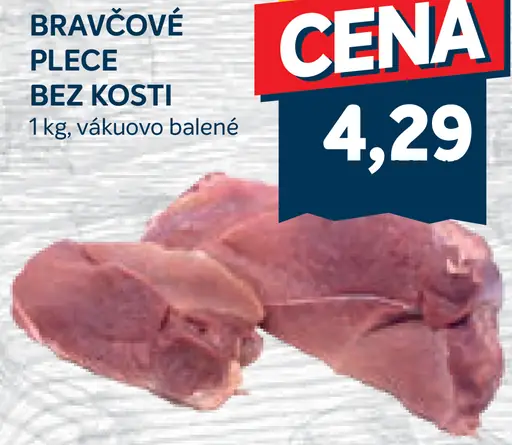 Bravčové plece bez kosti