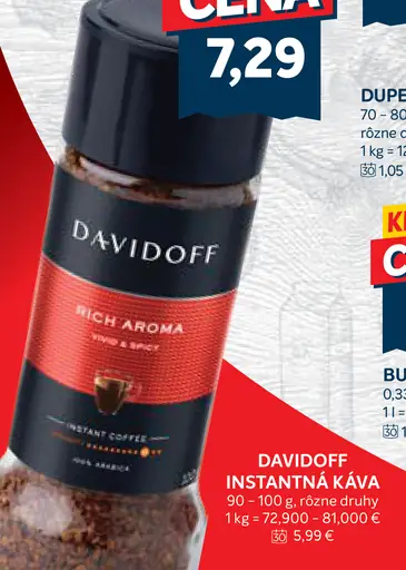 Davidoff Instantná káva