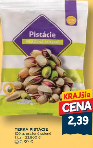 Terka pistácie pražené solené
