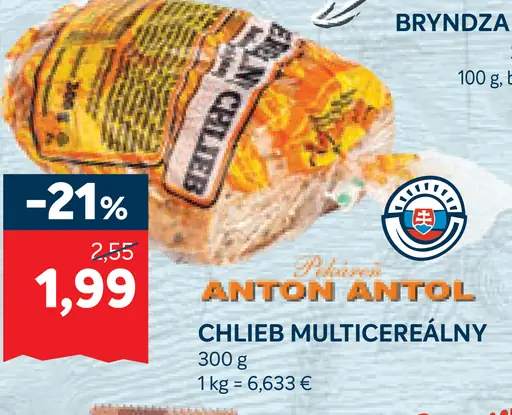 Anton Antol Chlieb multicereálny