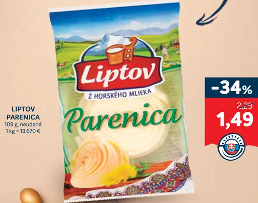 Liptov Parenica neúdená
