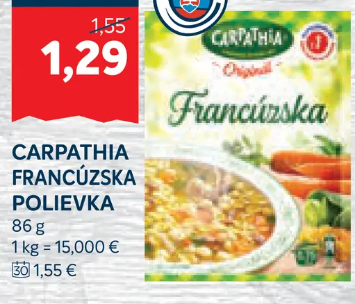 Carpathia francúzska polievka