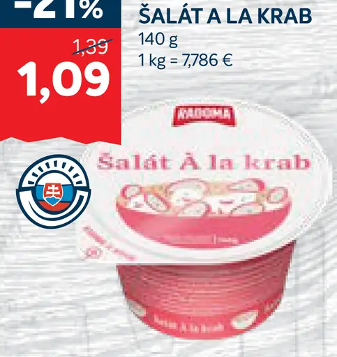 Šalát A la Krab