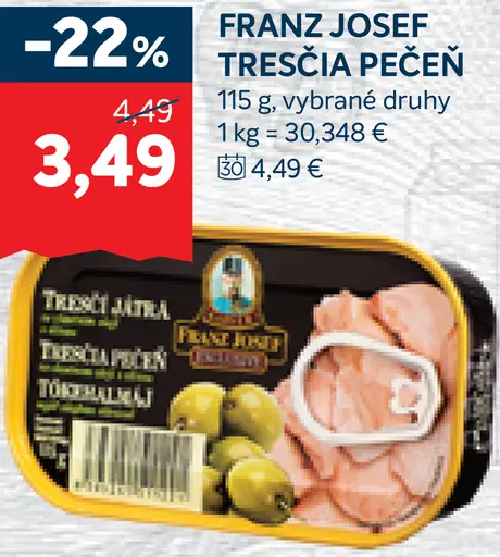 Franz Josef Tresčia pečeň