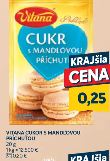 Vitana cukor s mandľovou príchuťou