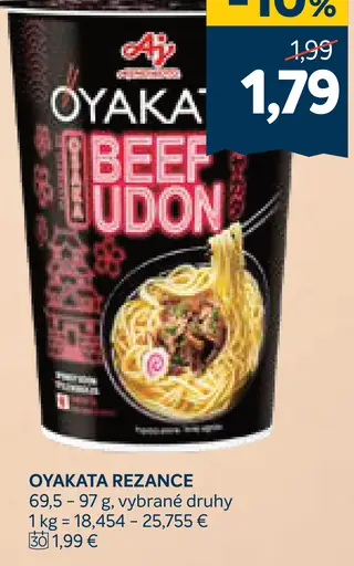 Oyakata rezance Beef Udon