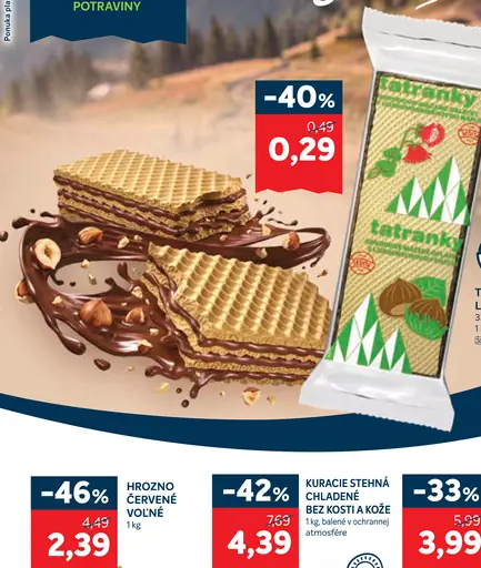 Hrozno červené voľné