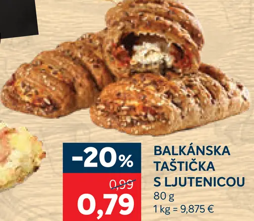 Balkánska taštička s lutenicou