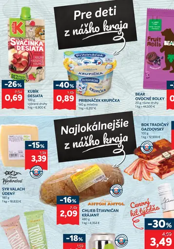 Pribináček Krupička mliečna
