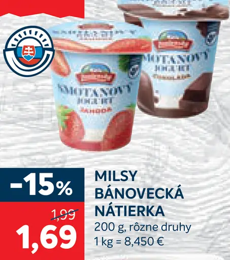 Milsy Bánovecká nátierka