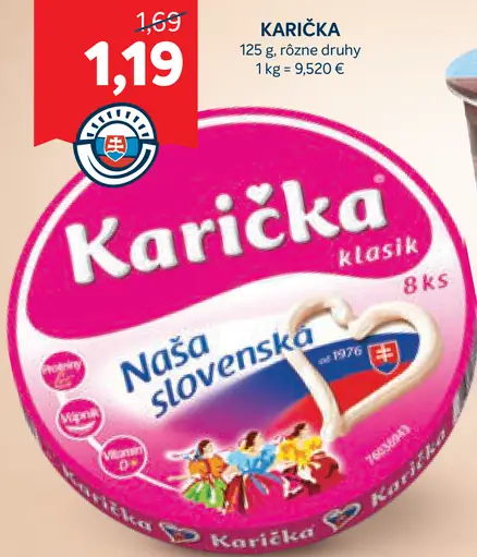 Karička črievko Tavený syr