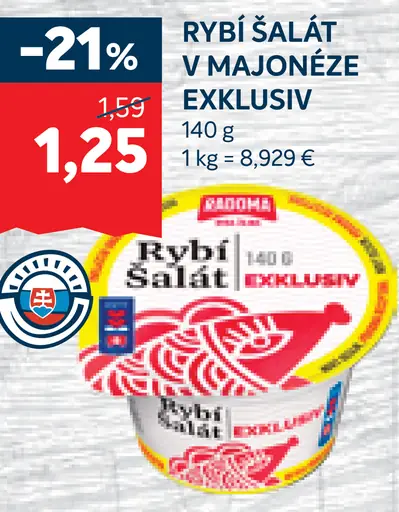 Exclusiv rybí šalát v majonéze