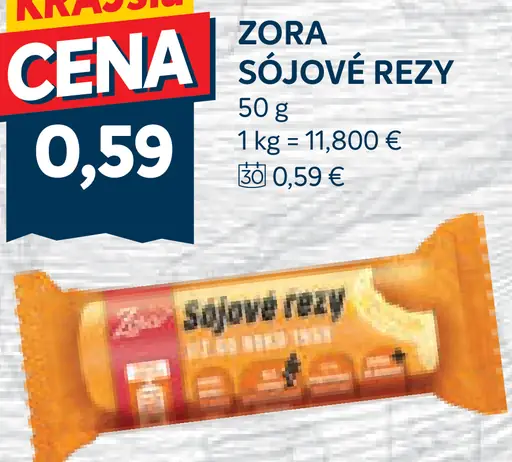 Zora sójové rezy