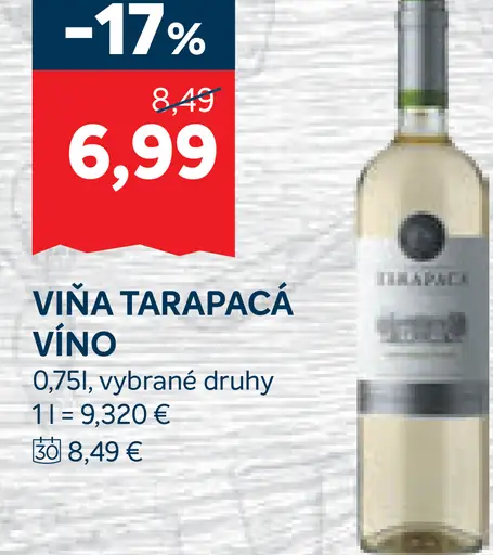 Viña Tarapacá víno