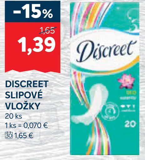 Discreet Slipové vložky