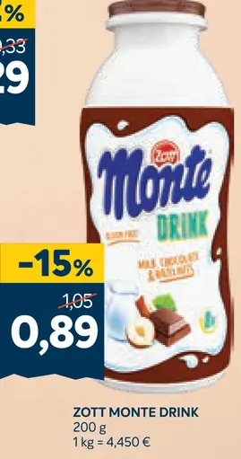 Zott Monte Drink