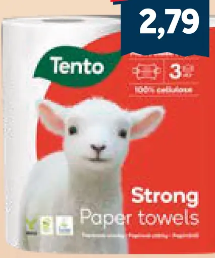 Tento kuchynské utierky 3-vrstvové Extra Strong