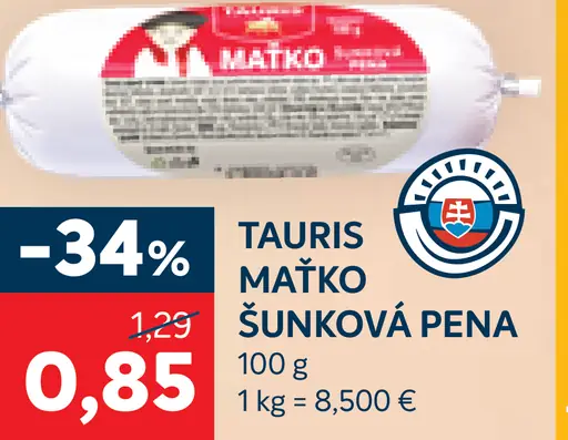 Tauris Maťko šunková pena