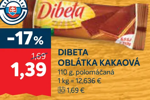 Dibeta oblátka kakaová