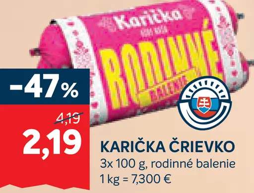 Karička črievko